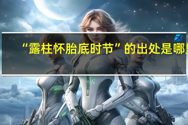 “露柱怀胎底时节”的出处是哪里