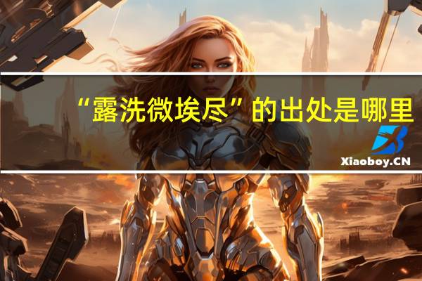 “露洗微埃尽”的出处是哪里