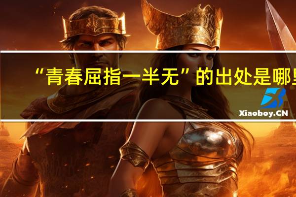 “青春屈指一半无”的出处是哪里