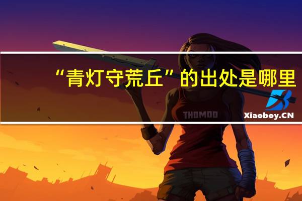 “青灯守荒丘”的出处是哪里