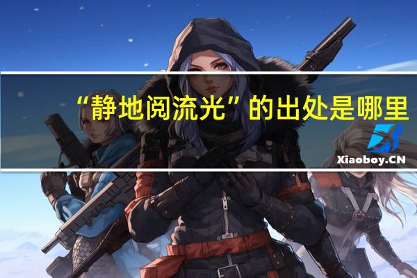 “静地阅流光”的出处是哪里