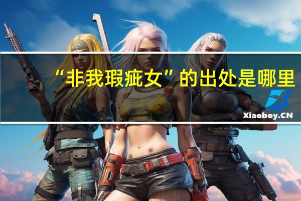 “非我瑕疵女”的出处是哪里