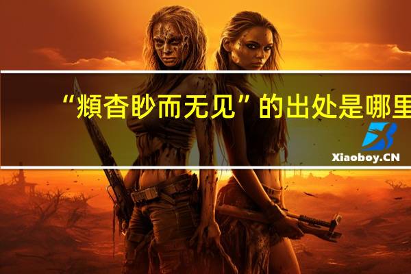 “頫杳眇而无见”的出处是哪里