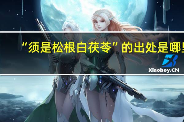 “须是松根白茯苓”的出处是哪里