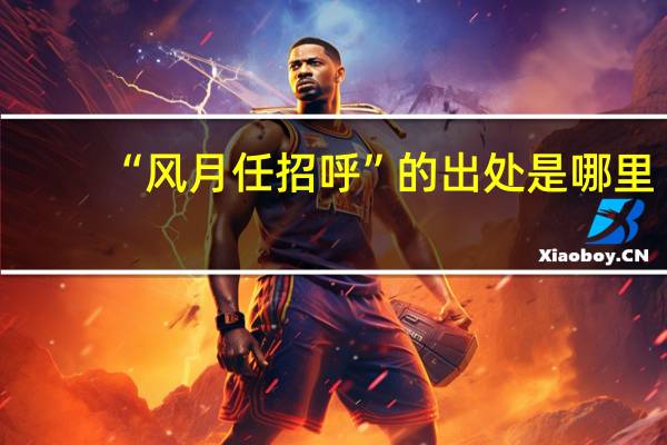 “风月任招呼”的出处是哪里