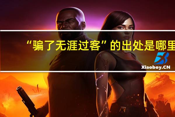 “骗了无涯过客”的出处是哪里