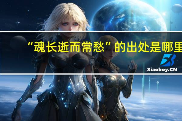 “魂长逝而常愁”的出处是哪里