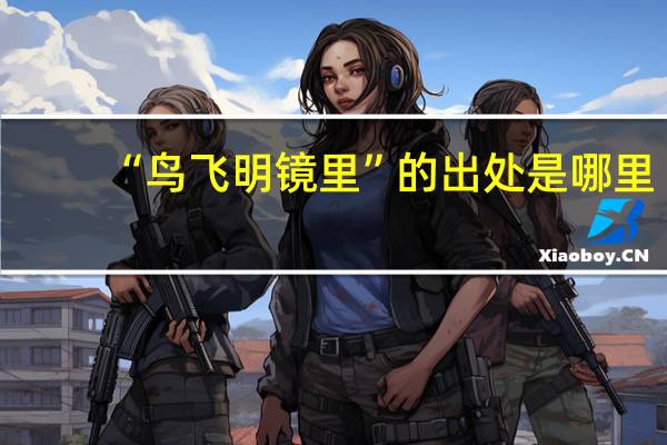 “鸟飞明镜里”的出处是哪里