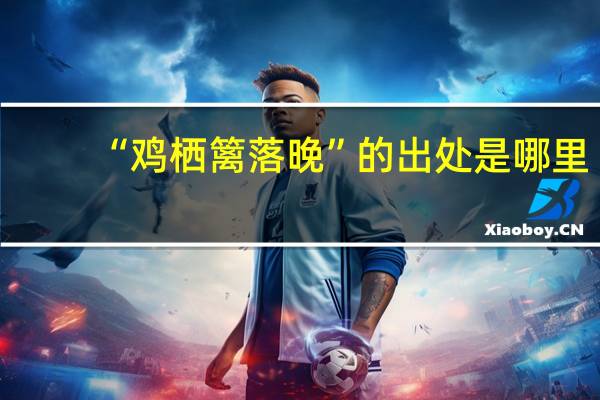 “鸡栖篱落晚”的出处是哪里