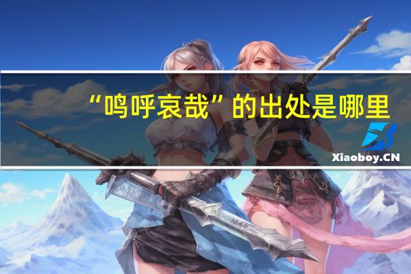“鸣呼哀哉”的出处是哪里