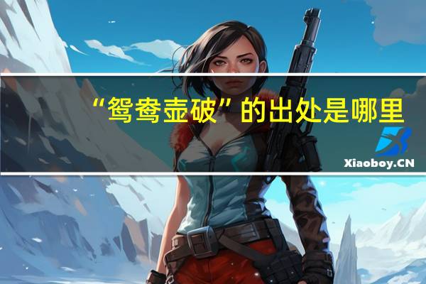 “鸳鸯壶破”的出处是哪里