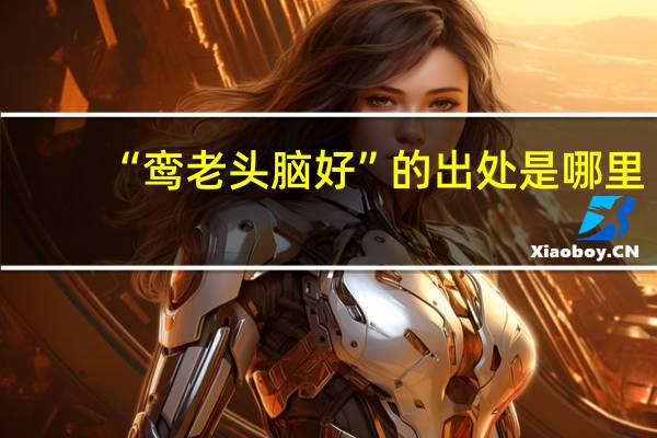 “鸾老头脑好”的出处是哪里