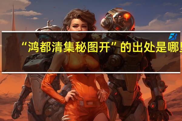 “鸿都清集秘图开”的出处是哪里