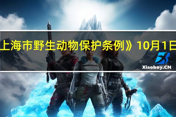 《上海市野生动物保护条例》10月1日起施行