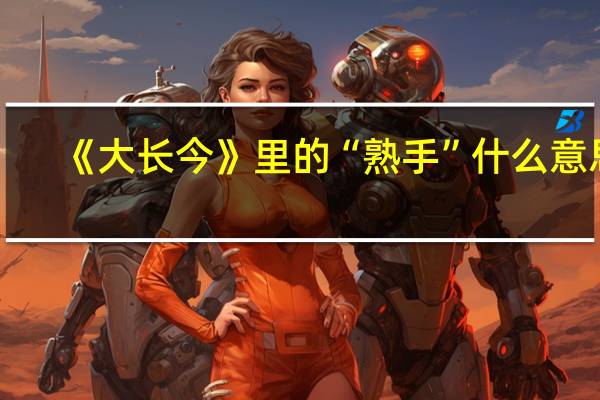 《大长今》里的“熟手”什么意思