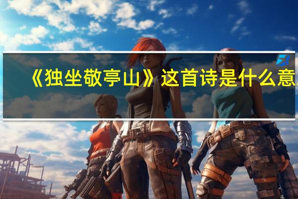 《独坐敬亭山》这首诗是什么意思
