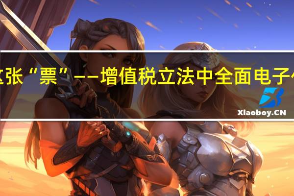 【评论】应立法消除增值税这张“票”——增值税立法中全面电子化的几个重要问题 到底什么情况嘞