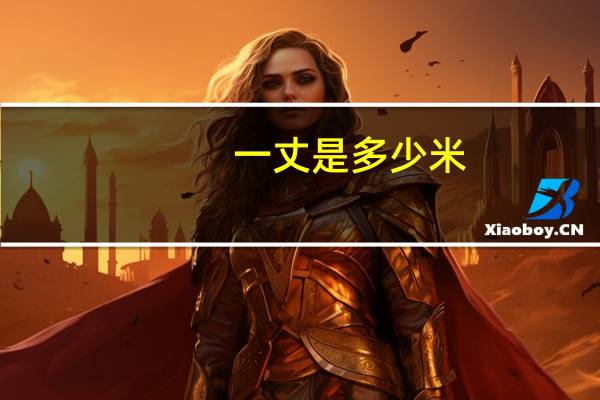 一丈是多少米
