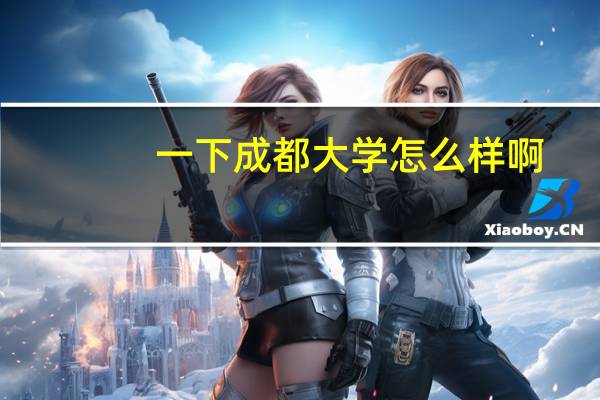 一下成都大学怎么样啊