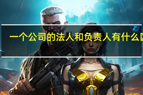 一个公司的法人和负责人有什么区别