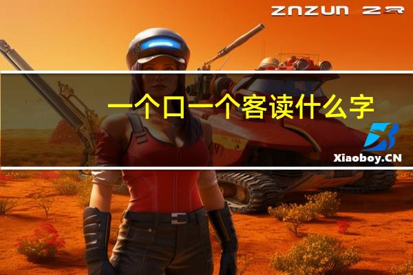一个口一个客读什么字（一个口一个客念什么字）