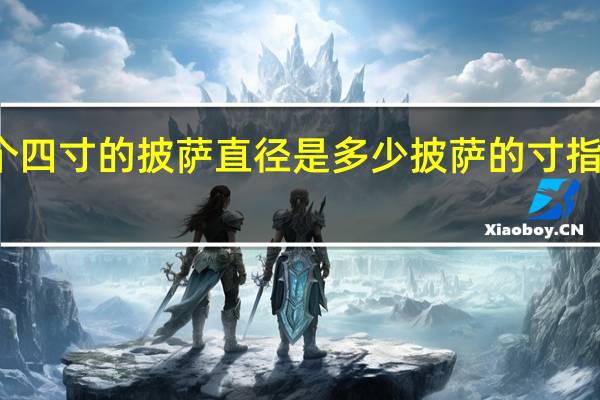 一个四寸的披萨直径是多少 披萨的寸指的是什么