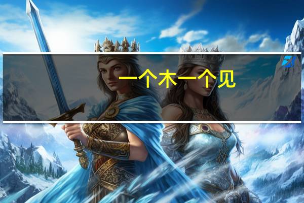 一个木一个见