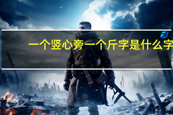 一个竖心旁一个斤字是什么字（一个竖心旁一个斤字）