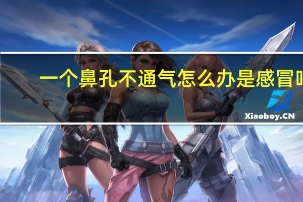 一个鼻孔不通气怎么办是感冒吗(一个鼻孔不通气怎么办)