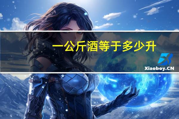 一公斤酒等于多少升