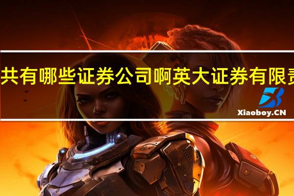 一共有哪些证券公司啊 英大证券有限责任公司