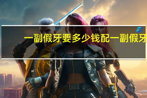 一副假牙要多少钱 配一副假牙大概需要多少钱