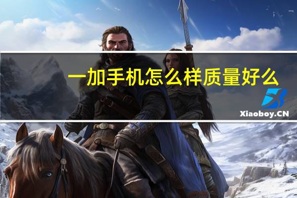 一加手机怎么样质量好么(一加手机怎么样质量好么)