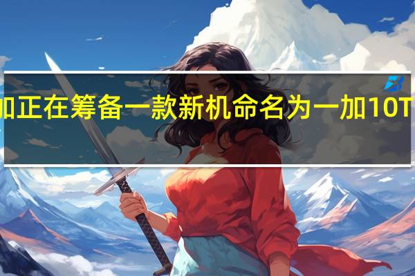 一加正在筹备一款新机命名为一加10T智能手机