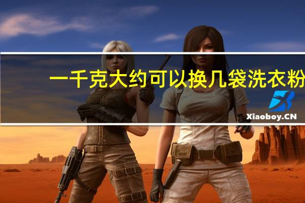 一千克大约可以换几袋洗衣粉