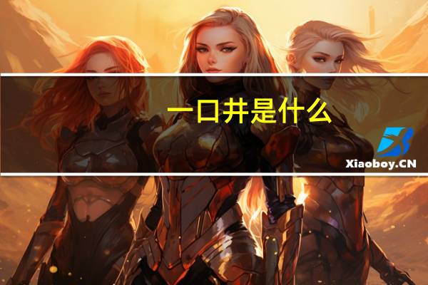 一口井是什么