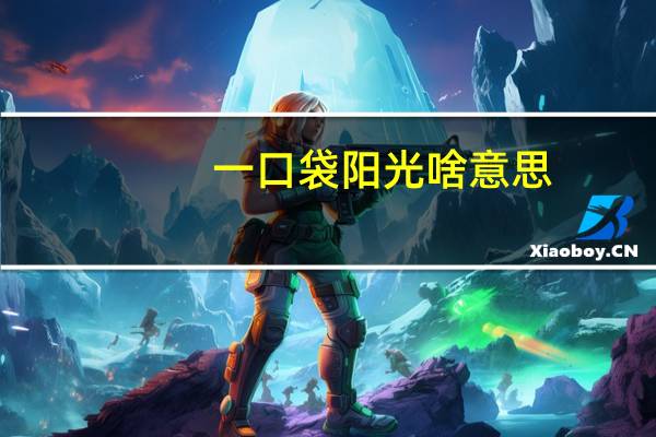 一口袋阳光啥意思（一口袋的阳光）