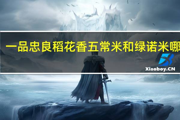一品忠良稻花香五常米和绿诺米哪个好