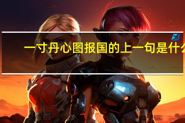 一寸丹心图报国的上一句是什么