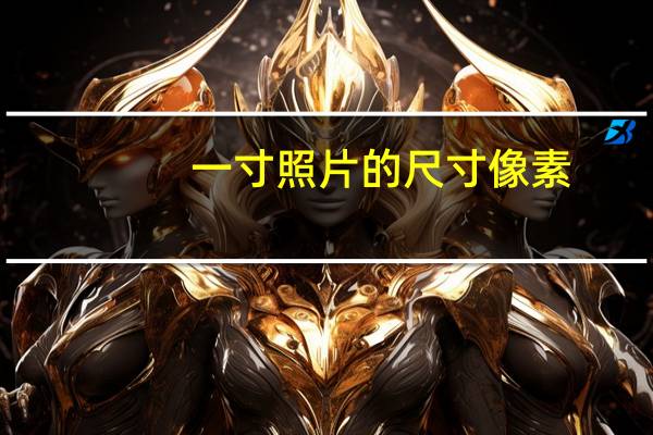 一寸照片的尺寸像素