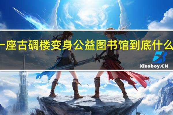 一座古碉楼变身公益图书馆 到底什么情况嘞