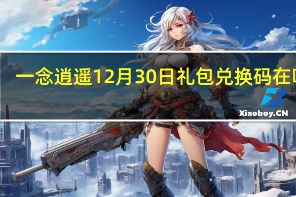 一念逍遥12月30日礼包兑换码在哪领-12月30日礼包兑换码领取