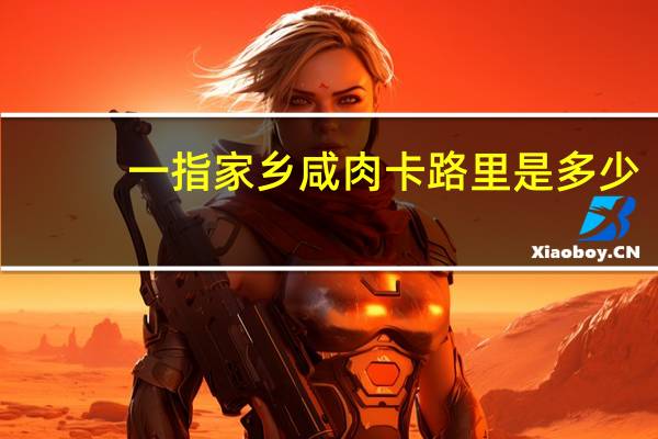 一指 家乡咸肉卡路里是多少