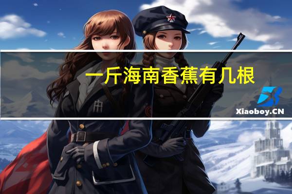一斤海南香蕉有几根