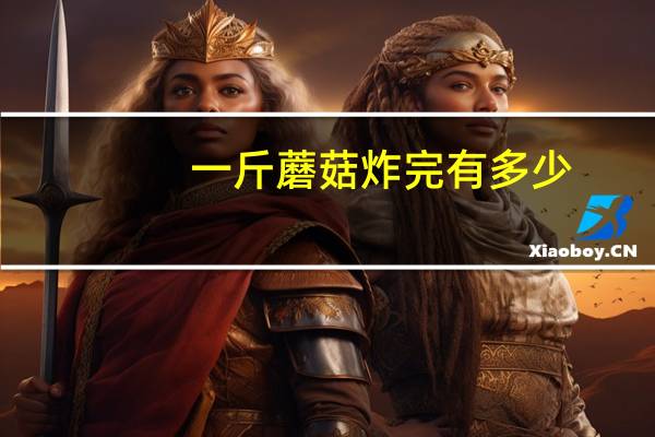 一斤蘑菇炸完有多少