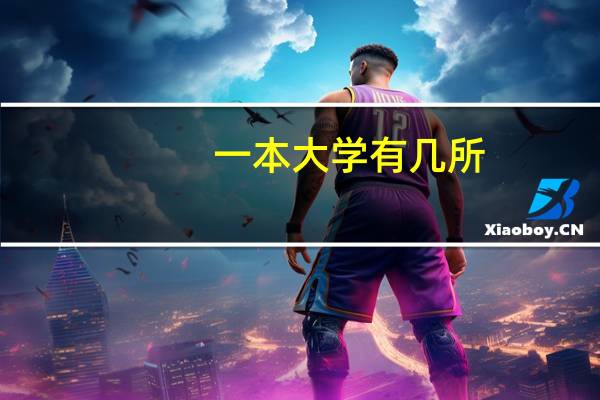 一本大学有几所