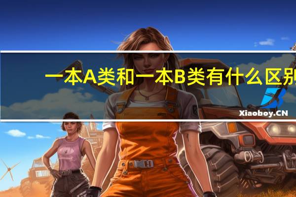 一本A类和一本B类有什么区别