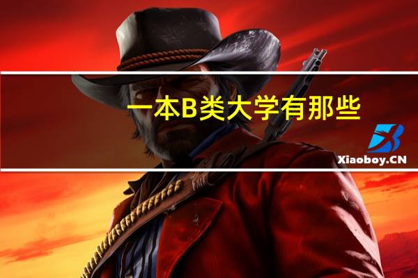 一本B类大学有那些