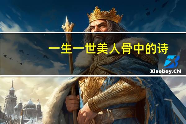 一生一世美人骨中的诗