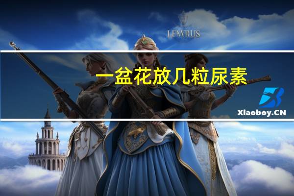 一盆花放几粒尿素